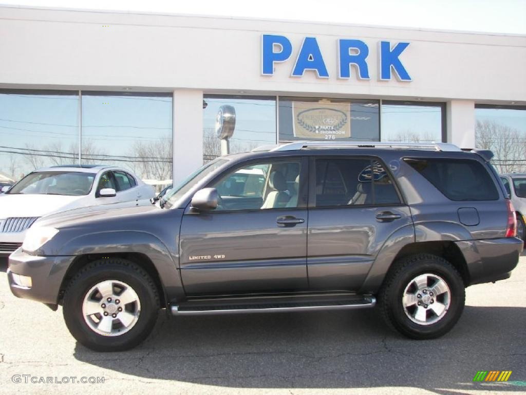 2003 4Runner Limited 4x4 - Galactic Gray Mica / Taupe photo #6