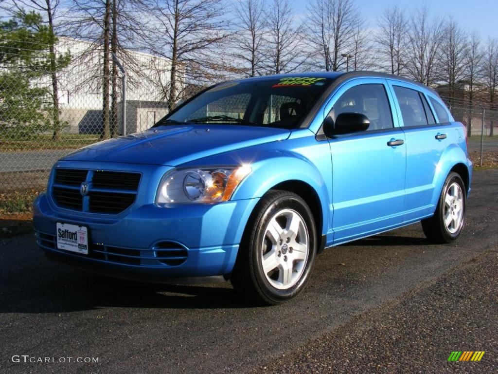 2008 Caliber SE - Surf Blue Pearl / Dark Slate Gray photo #1