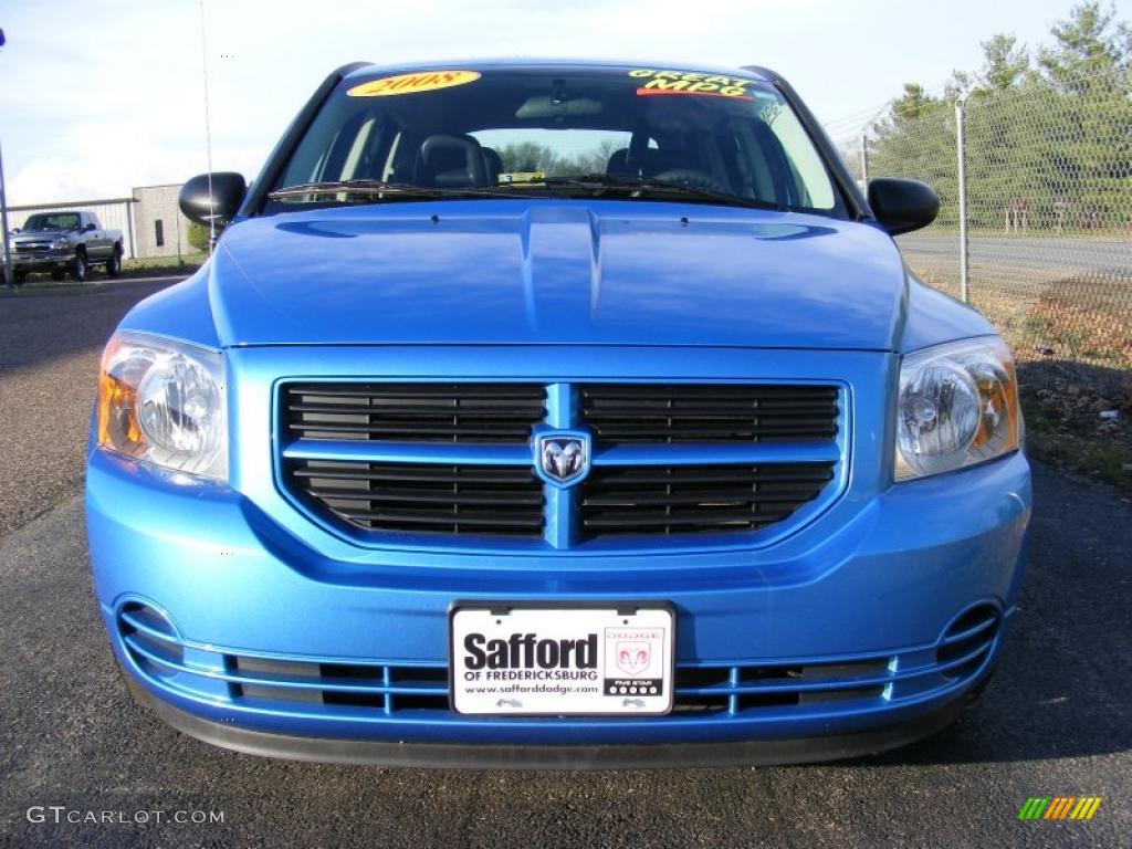 2008 Caliber SE - Surf Blue Pearl / Dark Slate Gray photo #2