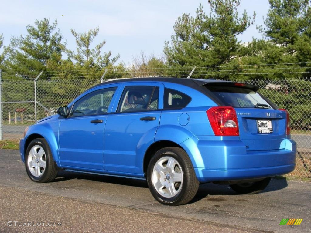 2008 Caliber SE - Surf Blue Pearl / Dark Slate Gray photo #7