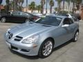 2007 Diamond Silver Metallic Mercedes-Benz SLK 350 Roadster  photo #6