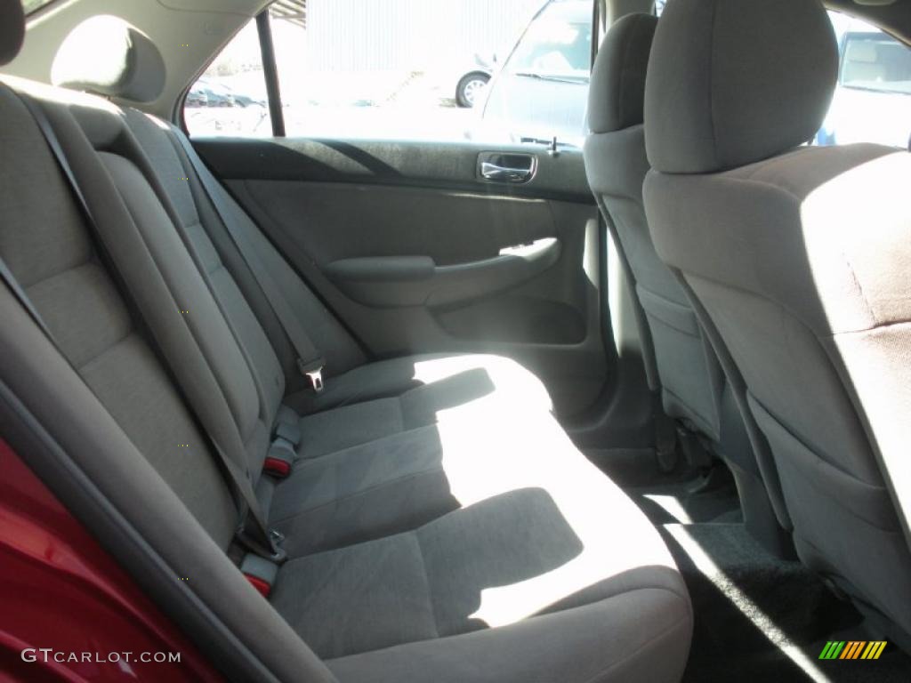 2007 Accord EX Sedan - Moroccan Red Pearl / Gray photo #12