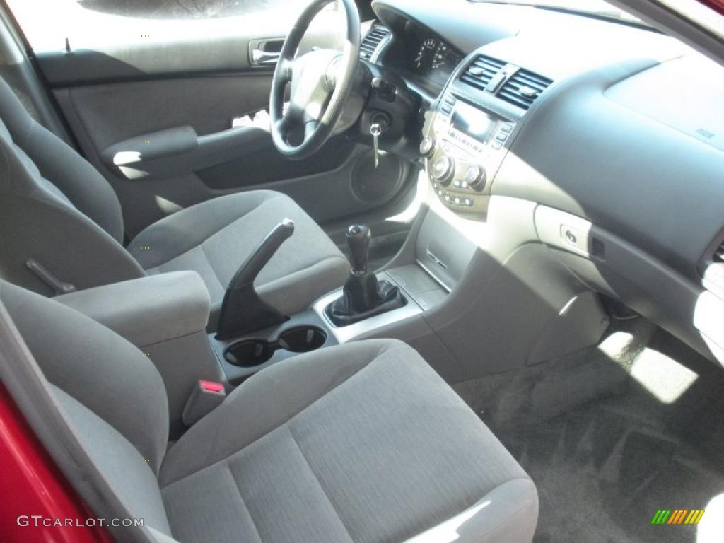 2007 Accord EX Sedan - Moroccan Red Pearl / Gray photo #13