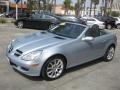 2007 Diamond Silver Metallic Mercedes-Benz SLK 350 Roadster  photo #22