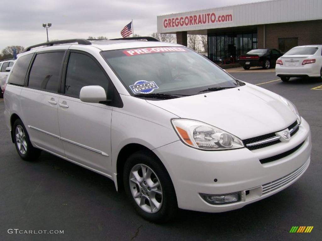 2005 Sienna XLE Limited - Natural White / Stone photo #1