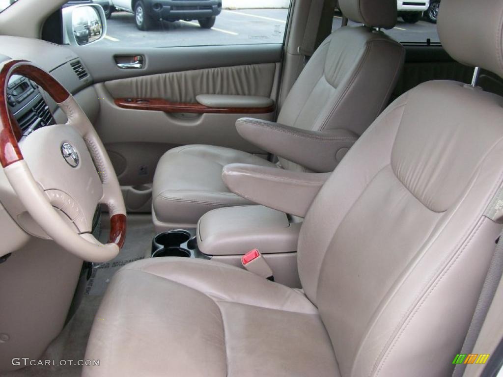 2005 Sienna XLE Limited - Natural White / Stone photo #6