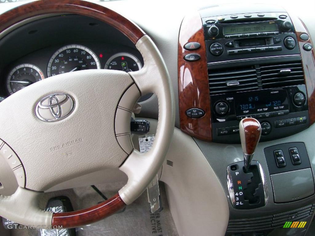 2005 Sienna XLE Limited - Natural White / Stone photo #9