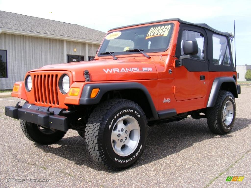 2006 Wrangler X 4x4 - Impact Orange / Dark Slate Gray photo #1