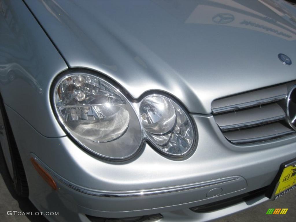 2008 CLK 350 Coupe - Diamond Silver Metallic / Stone photo #21