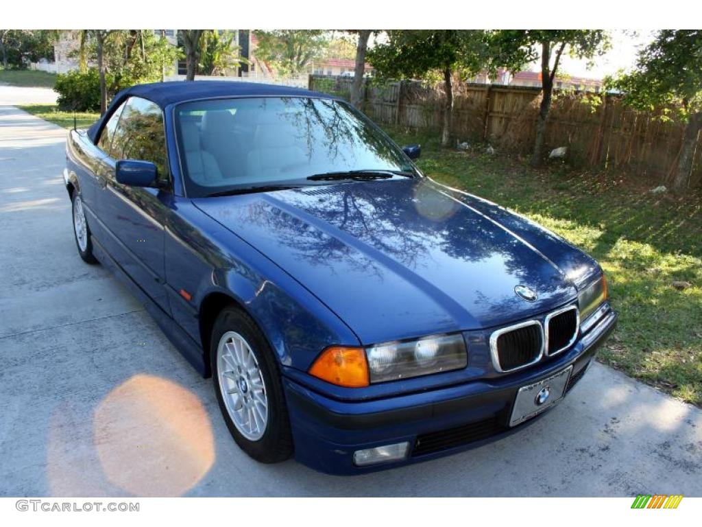 1998 3 Series 328i Convertible - Avus Blue Pearl / Gray photo #15