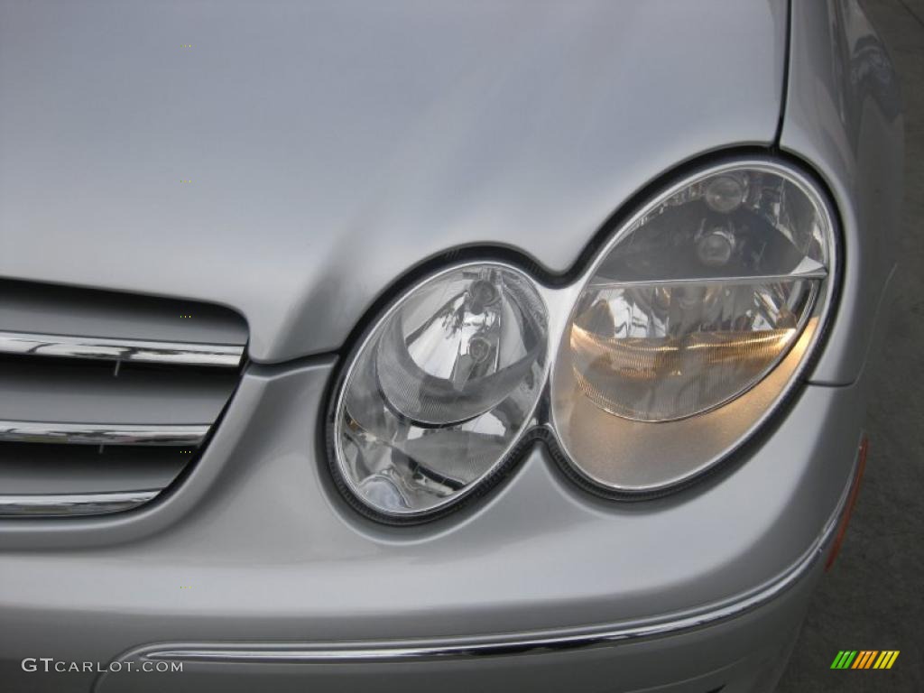 2008 CLK 350 Cabriolet - Iridium Silver Metallic / Black photo #23