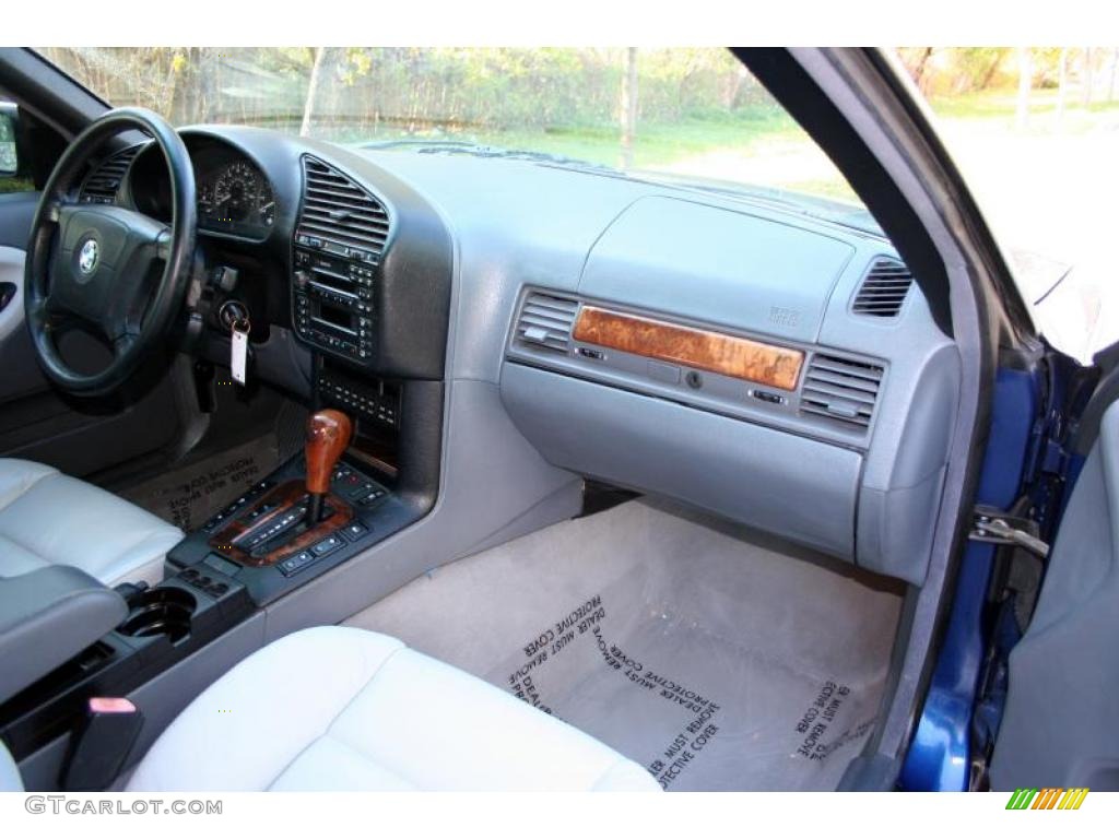 1998 3 Series 328i Convertible - Avus Blue Pearl / Gray photo #46