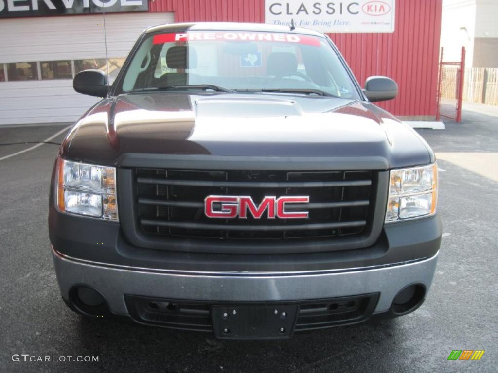 2008 Sierra 1500 Regular Cab - Onyx Black / Dark Titanium photo #5