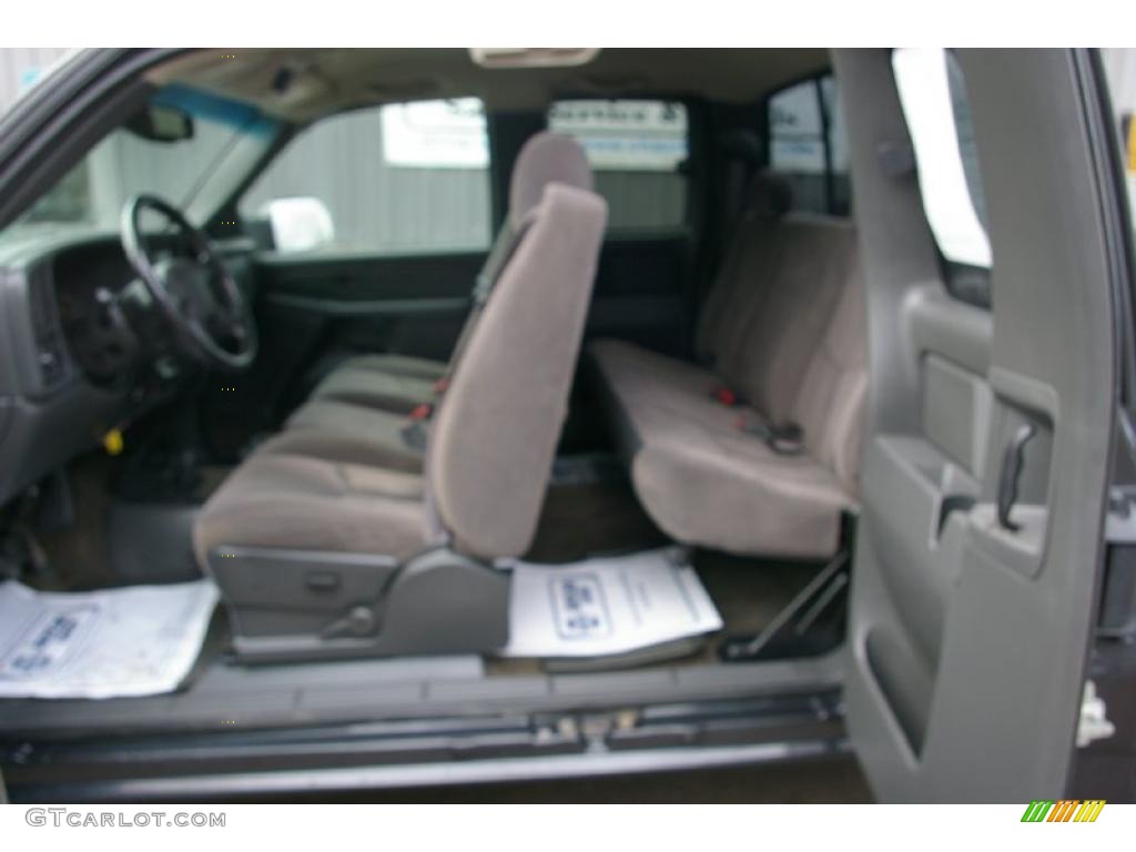 2005 Silverado 3500 LS Extended Cab 4x4 Dually - Dark Gray Metallic / Dark Charcoal photo #8