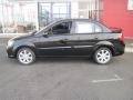 2009 Ebony Black Kia Spectra SX Sedan  photo #3