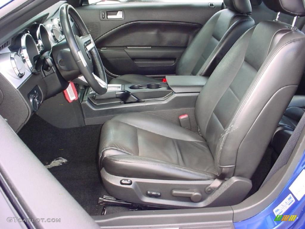2007 Mustang V6 Premium Coupe - Vista Blue Metallic / Dark Charcoal photo #10