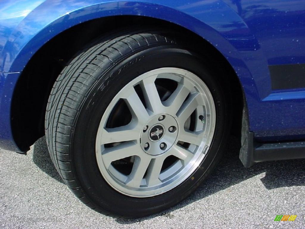 2007 Mustang V6 Premium Coupe - Vista Blue Metallic / Dark Charcoal photo #19
