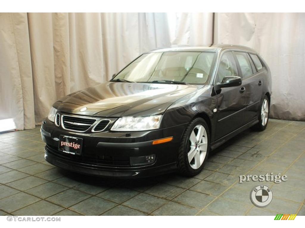 Black Saab 9-3