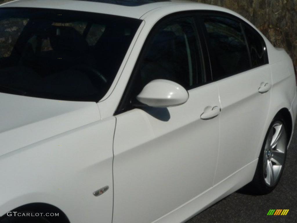 2007 3 Series 335i Sedan - Alpine White / Black photo #16