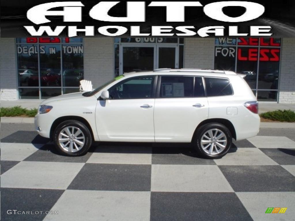 2008 Toyota highlander hybrid colors