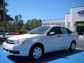 White Suede - Focus S Sedan Photo No. 1