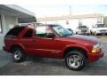 2002 Dark Cherry Red Metallic Chevrolet Blazer LS  photo #5