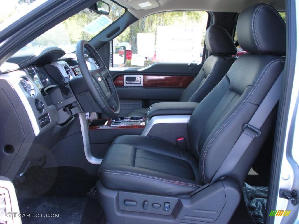 2010 F150 Lariat SuperCrew - Ingot Silver Metallic / Black photo #5
