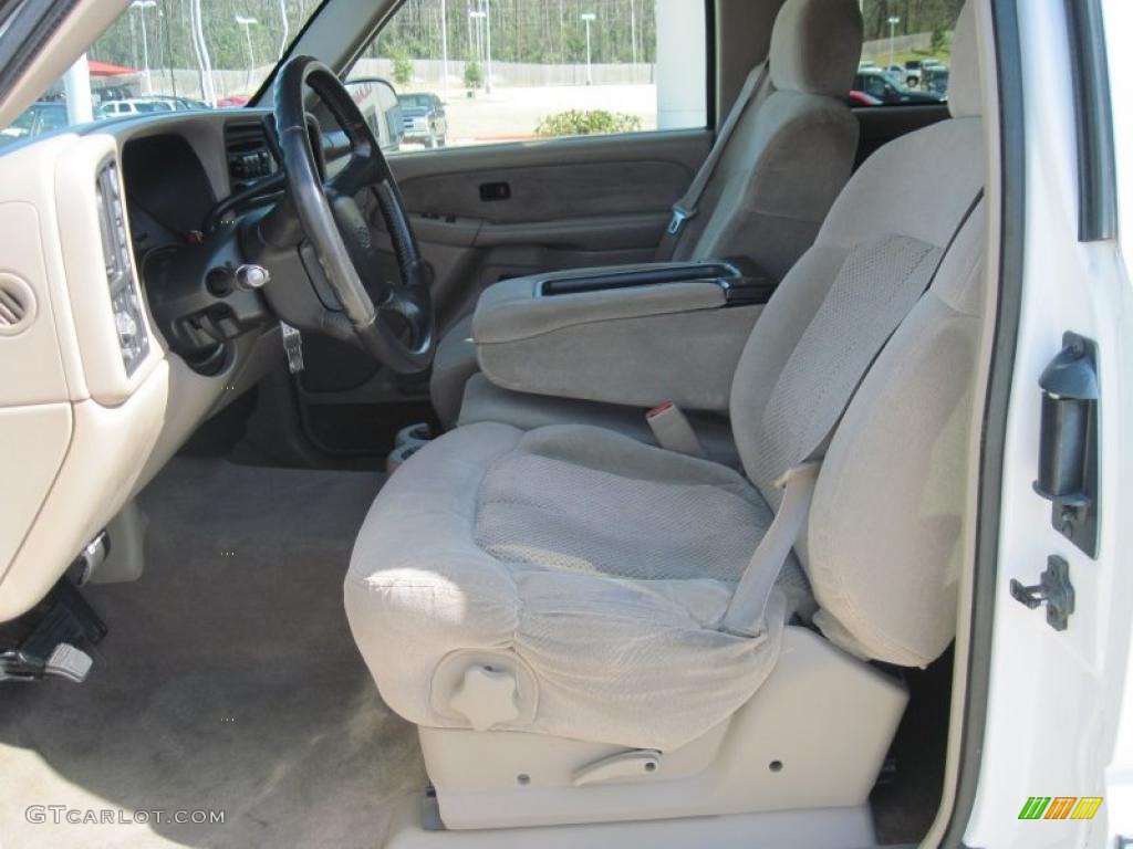 2001 Silverado 1500 LS Extended Cab 4x4 - Summit White / Tan photo #8