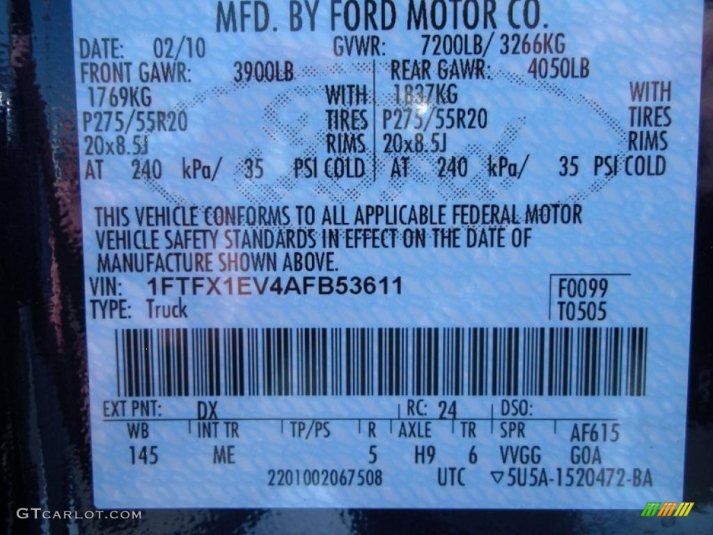 2010 F150 XLT SuperCab 4x4 - Dark Blue Pearl Metallic / Medium Stone photo #12