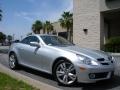 2009 Iridium Silver Metallic Mercedes-Benz SLK 350 Roadster  photo #4