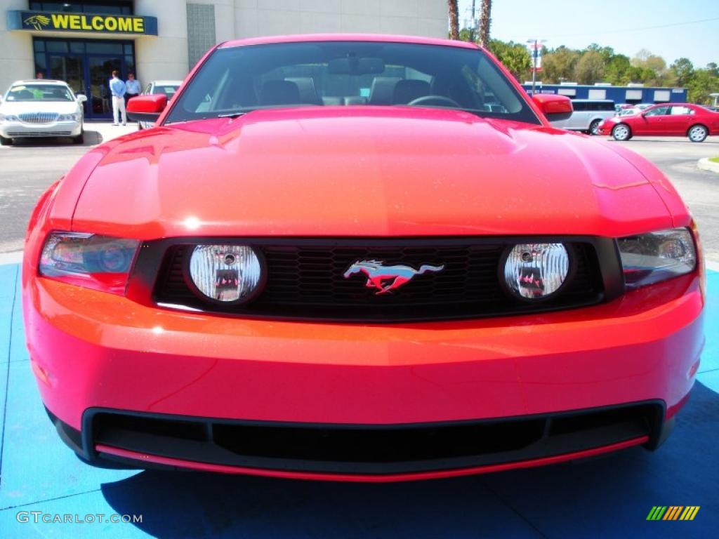 2011 Mustang GT Premium Coupe - Race Red / Charcoal Black photo #8