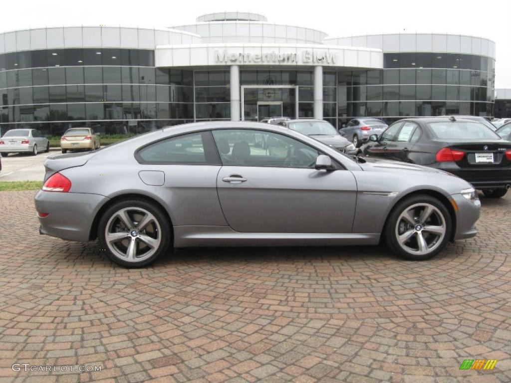 2010 6 Series 650i Coupe - Space Grey Metallic / Black photo #1