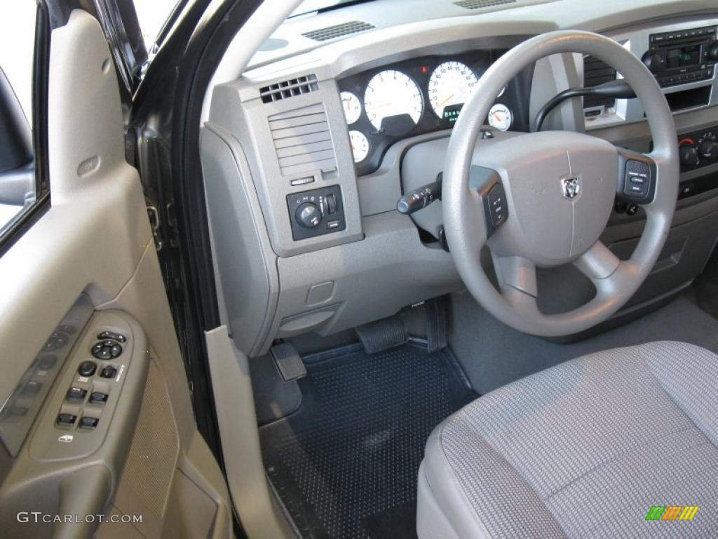 2008 Ram 1500 Big Horn Edition Quad Cab - Light Khaki Metallic / Medium Slate Gray photo #11