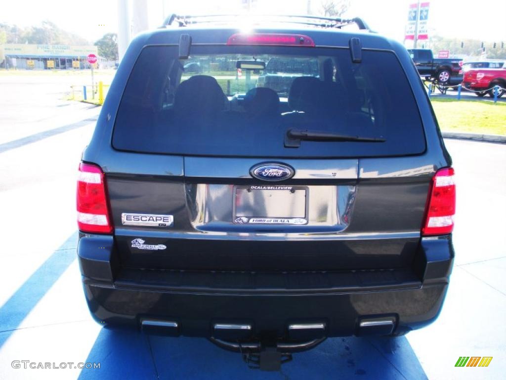 2008 Escape XLT - Black Pearl Slate Metallic / Stone photo #4