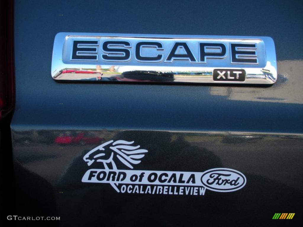 2008 Escape XLT - Black Pearl Slate Metallic / Stone photo #9