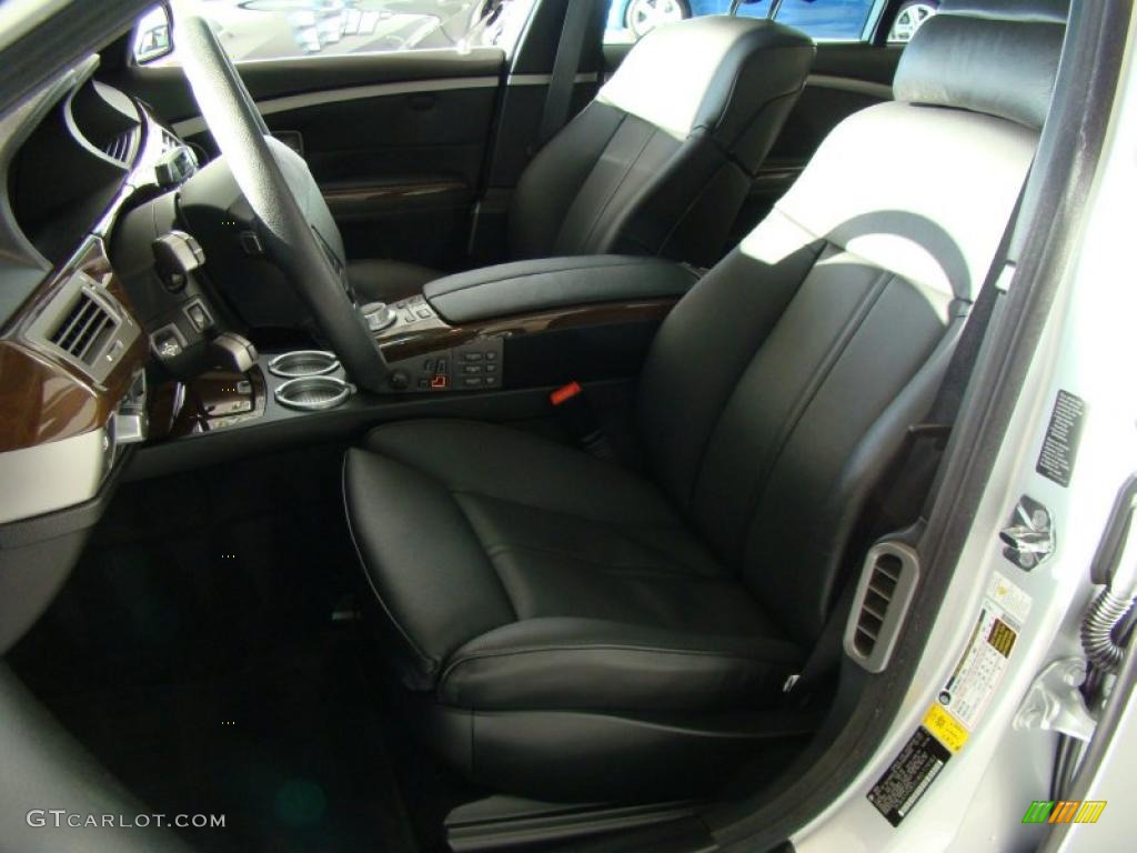 2008 7 Series 750Li Sedan - Titanium Silver Metallic / Black photo #5