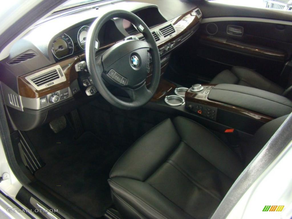 2008 7 Series 750Li Sedan - Titanium Silver Metallic / Black photo #6