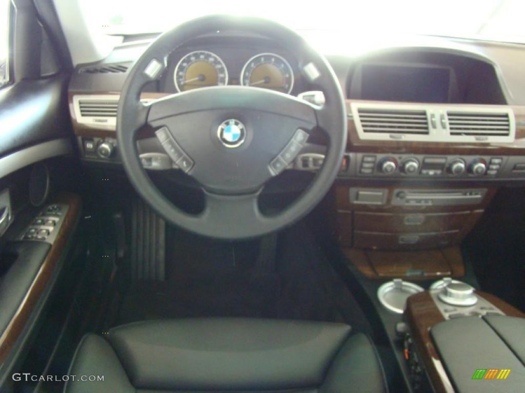 2008 7 Series 750Li Sedan - Titanium Silver Metallic / Black photo #7