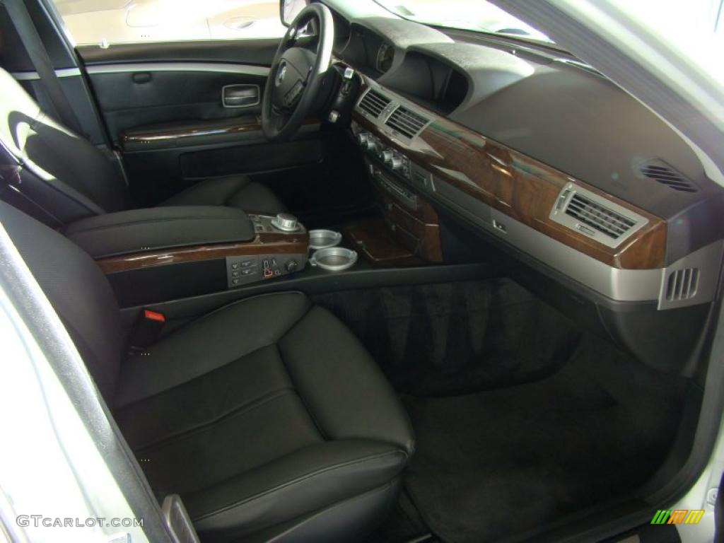 2008 7 Series 750Li Sedan - Titanium Silver Metallic / Black photo #8