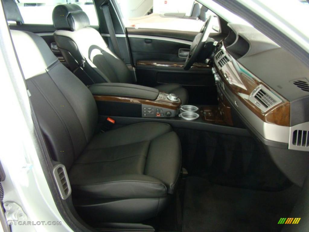 2008 7 Series 750Li Sedan - Titanium Silver Metallic / Black photo #9