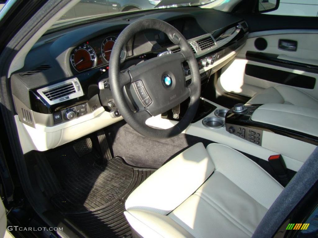 2008 7 Series 750Li Sedan - Ruby Black Metallic / Cream Beige photo #10