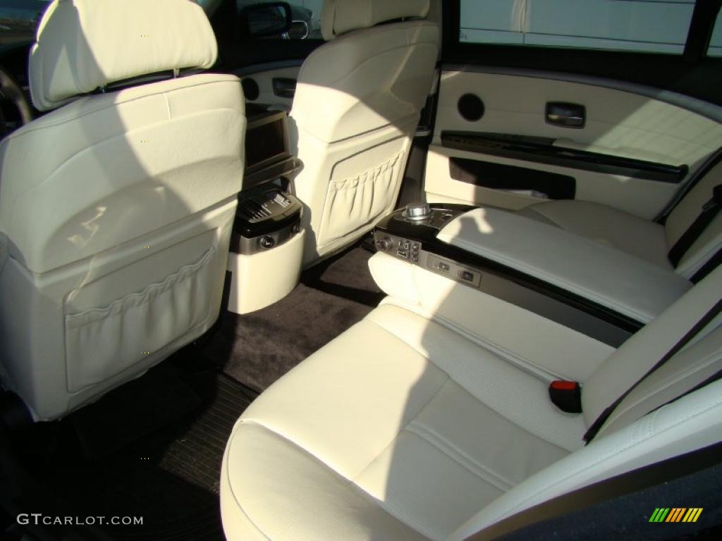 2008 7 Series 750Li Sedan - Ruby Black Metallic / Cream Beige photo #11