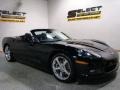 2009 Black Chevrolet Corvette Convertible  photo #2