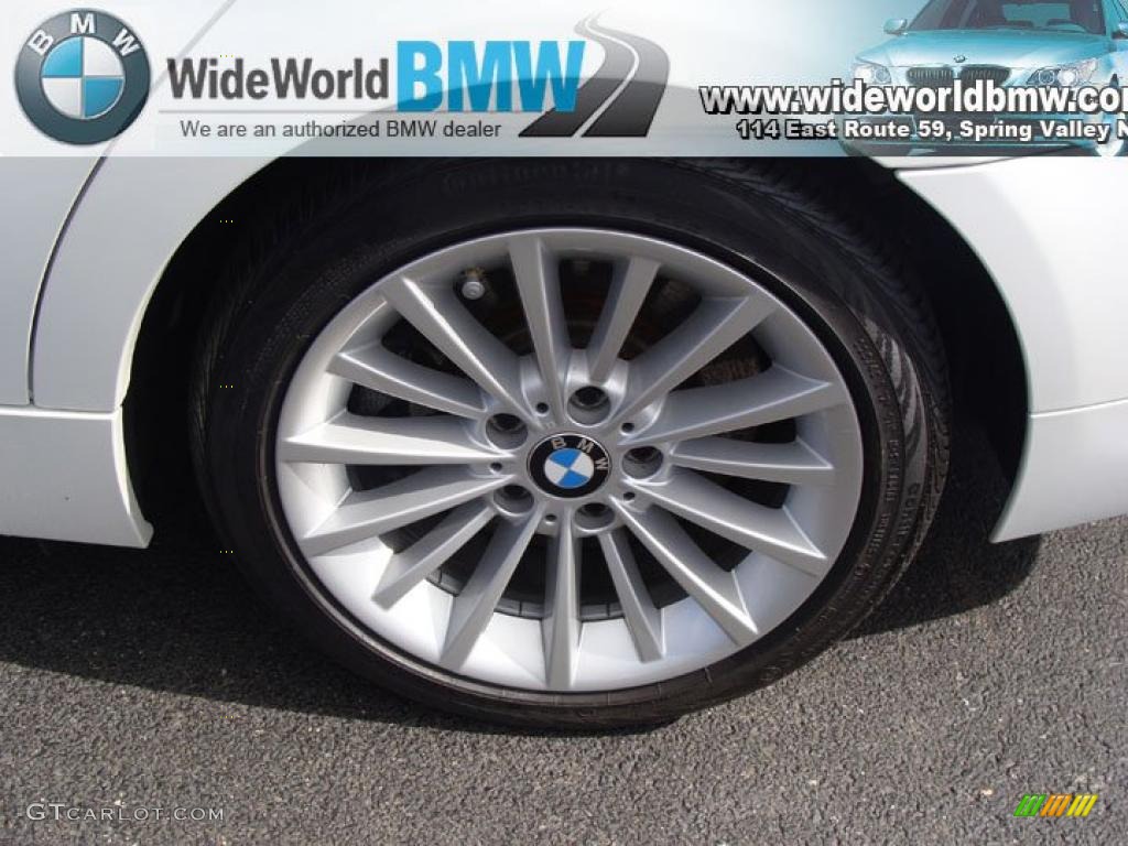 2009 3 Series 335d Sedan - Alpine White / Beige photo #7