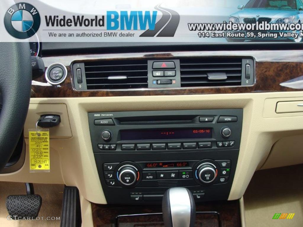 2009 3 Series 335d Sedan - Alpine White / Beige photo #13