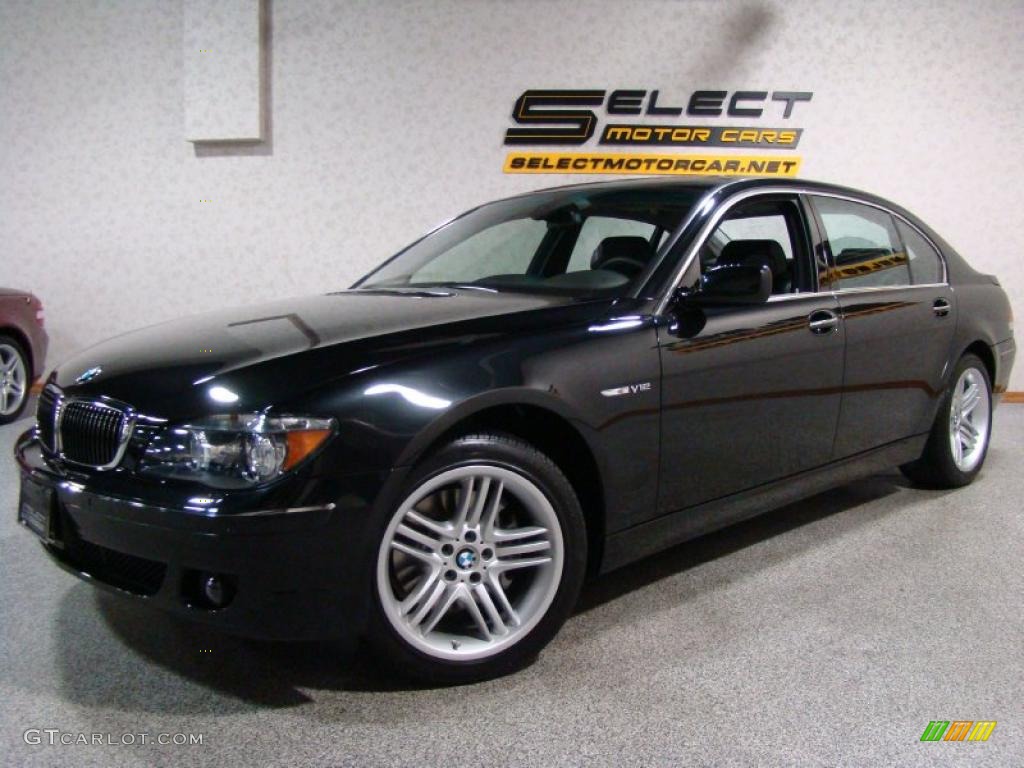 2008 7 Series 760Li Sedan - Jet Black / Black photo #1