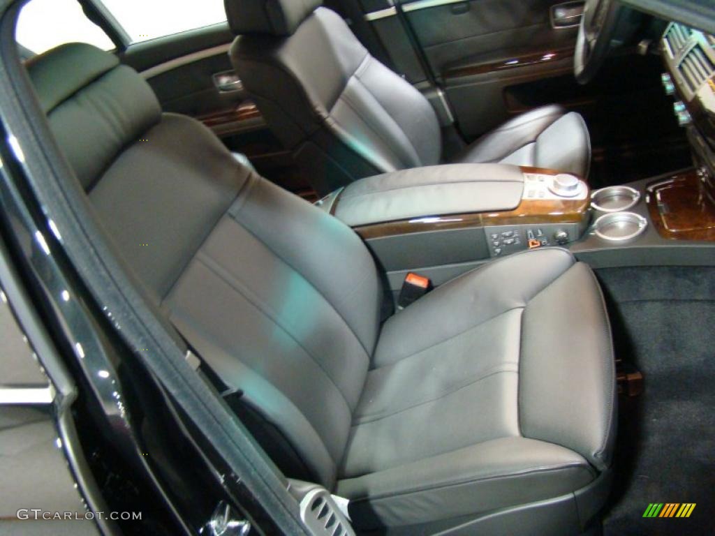 2008 7 Series 760Li Sedan - Jet Black / Black photo #9