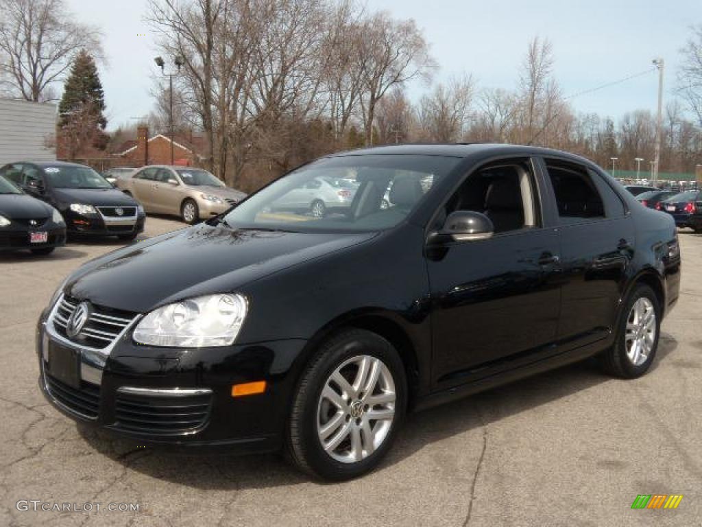2007 Jetta 2.5 Sedan - Black / Anthracite photo #1