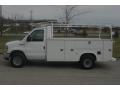 Oxford White - E Series Cutaway E350 Commercial Utility Truck Photo No. 15