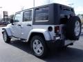 2010 Bright Silver Metallic Jeep Wrangler Unlimited Sahara  photo #2